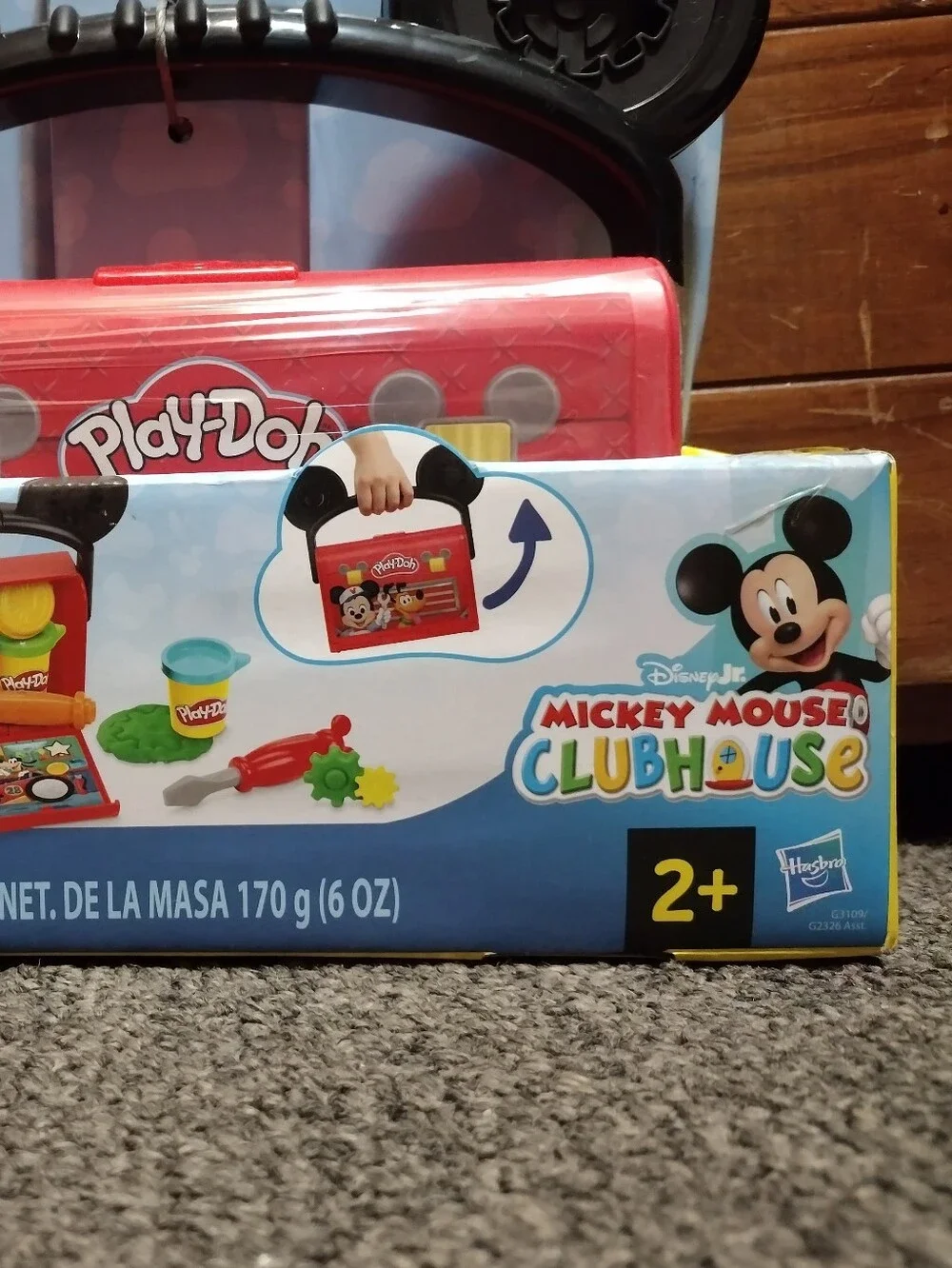 Disney red design bright